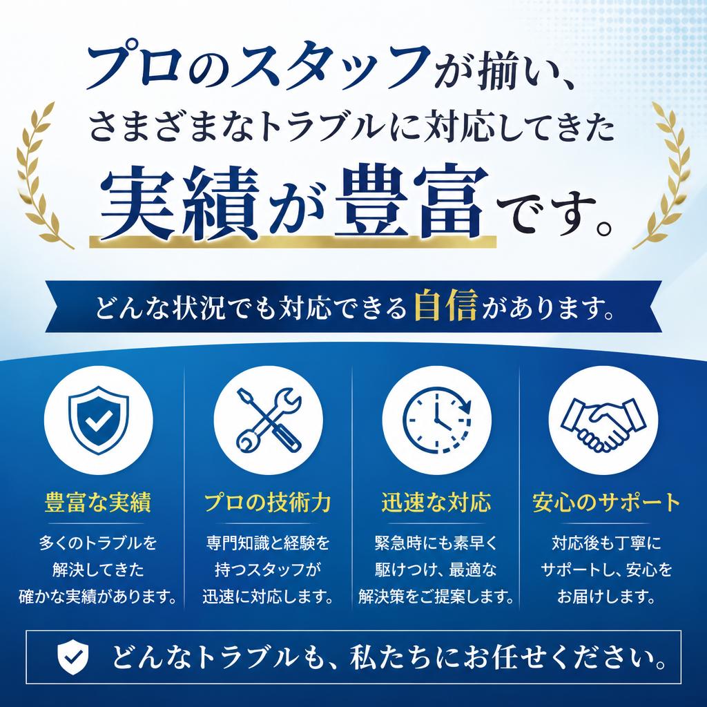 豊富な経験と専門知識