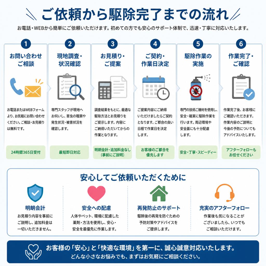 サービスの流れ