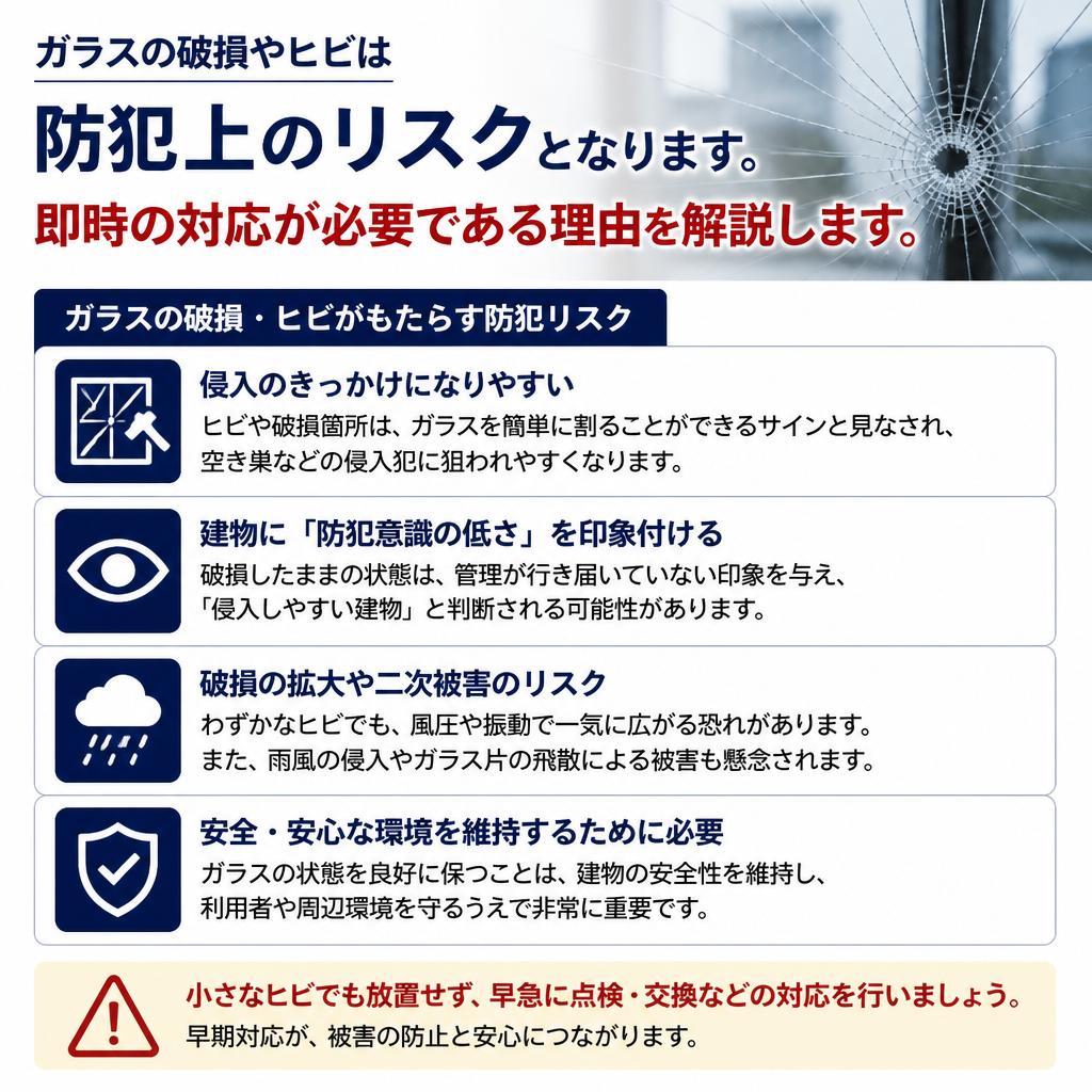 ガラス交換の必要性