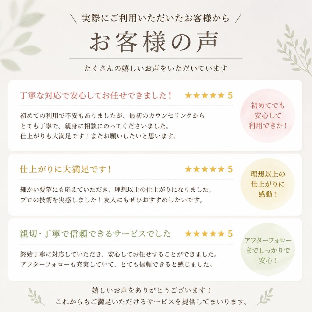 お客様の声