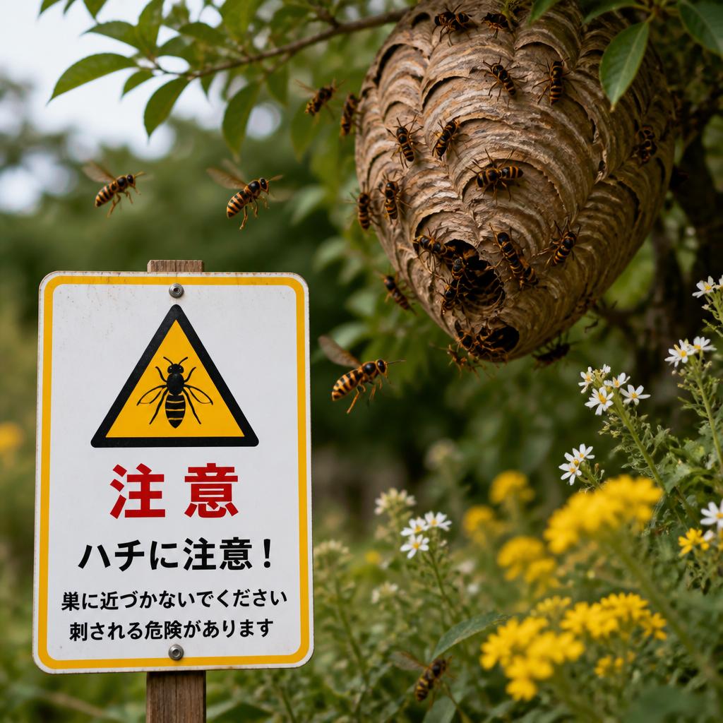 蜂の危険性とは？