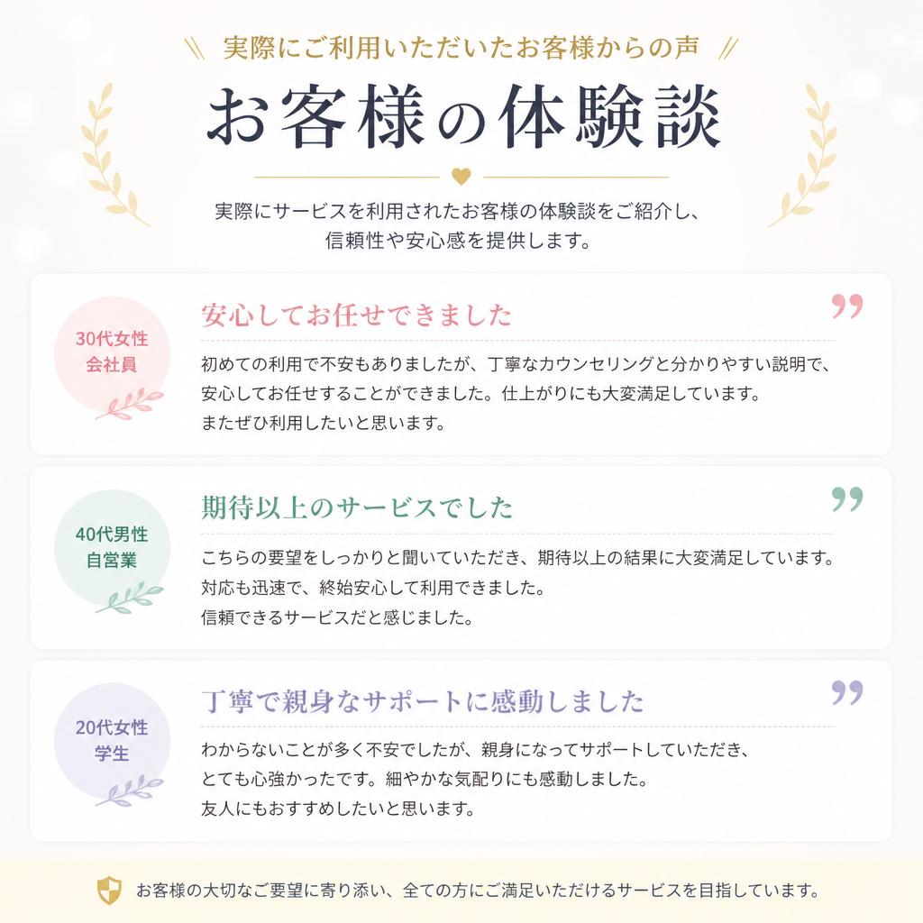 お客様の声