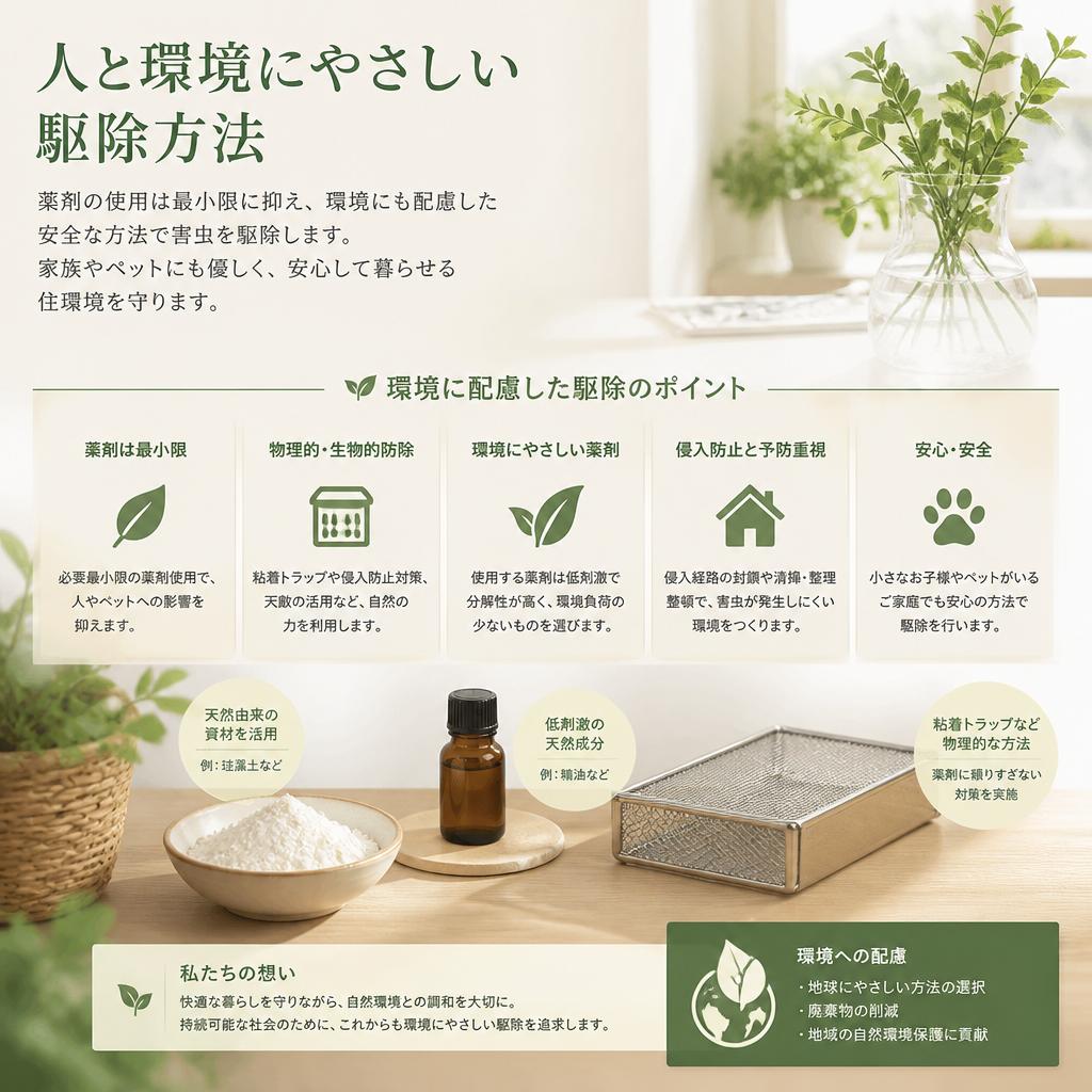 安全な駆除方法へのこだわり