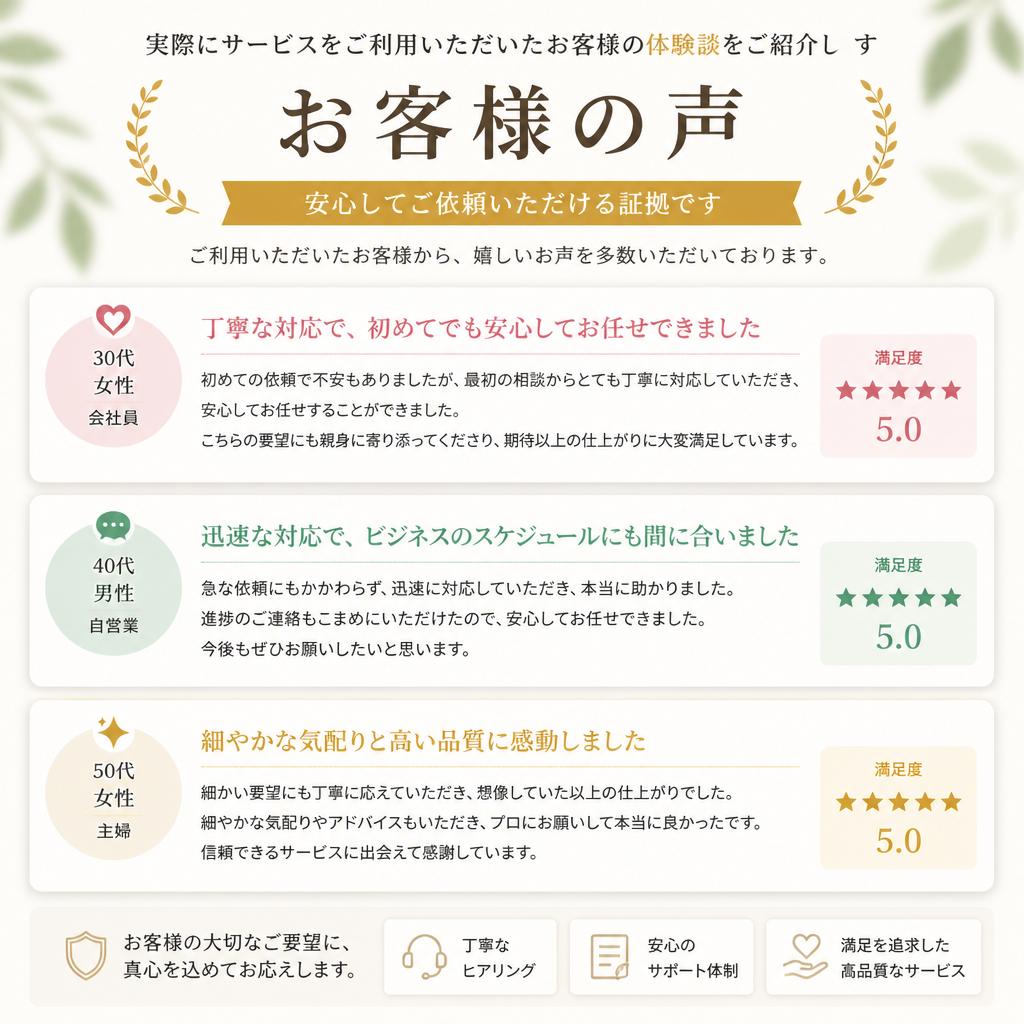 お客様の声