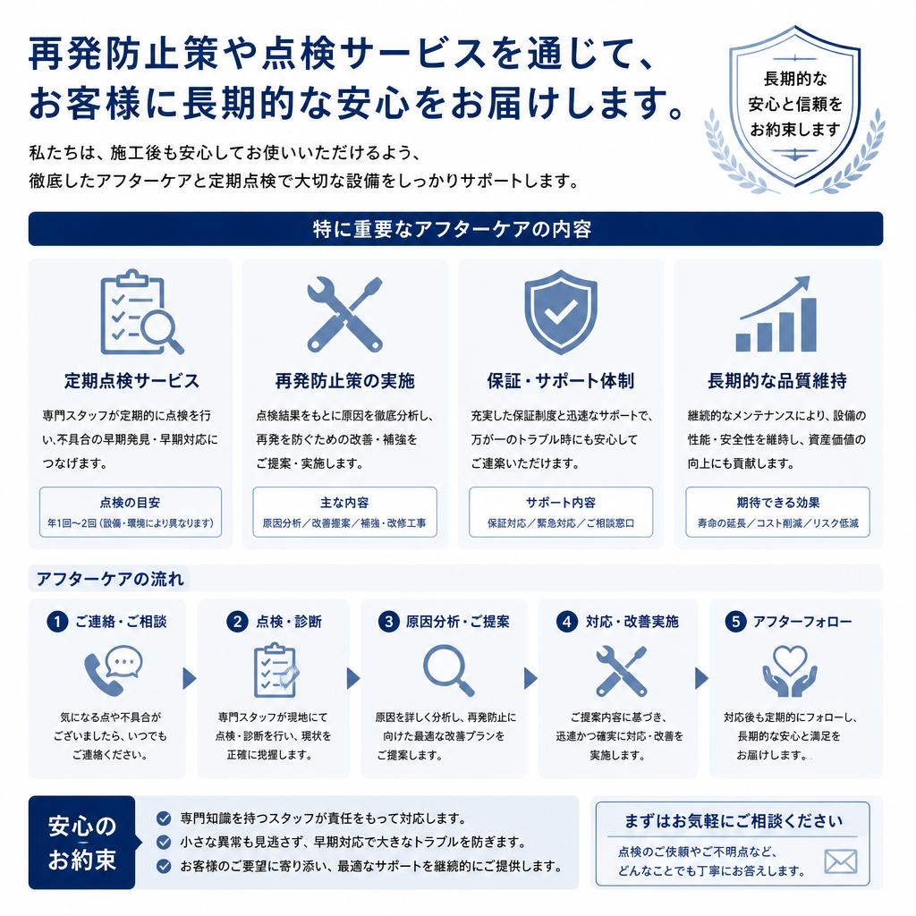 5. 駆除後のアフターサービス