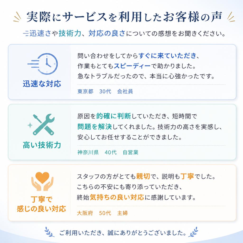 お客様の声