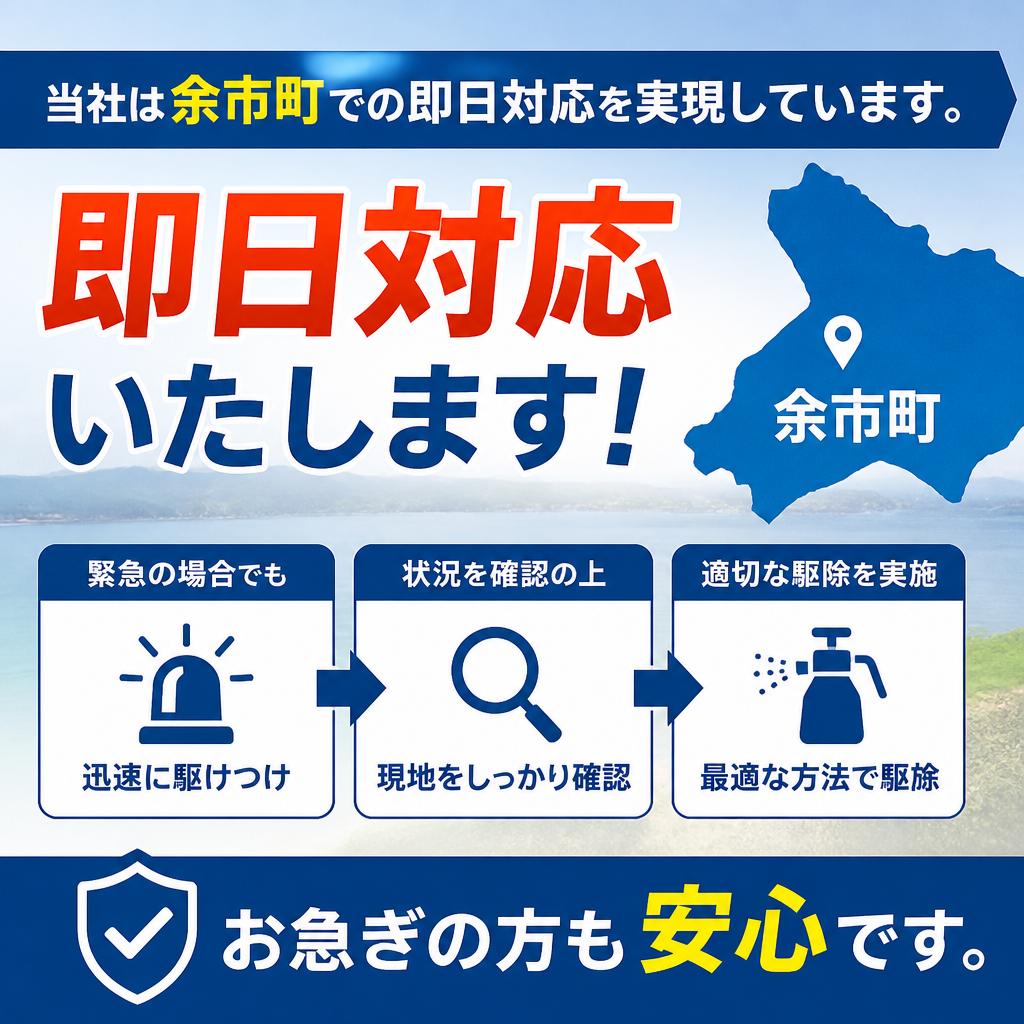 即日対応の強み