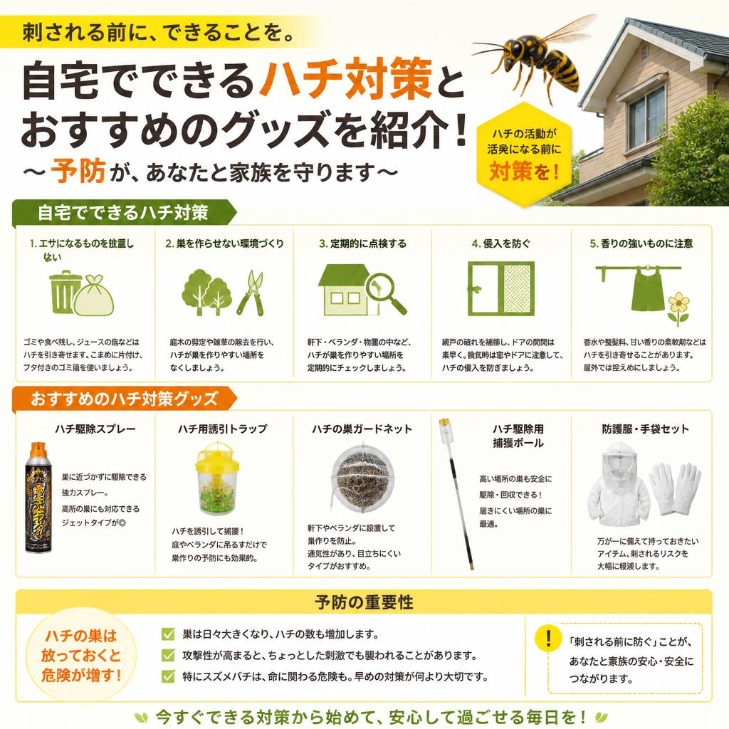 4. ハチ対策グッズの紹介