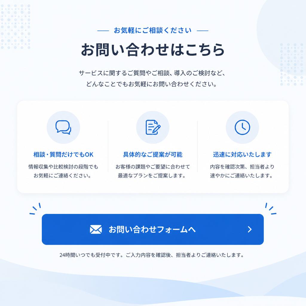 7. お問い合わせ・ご相談