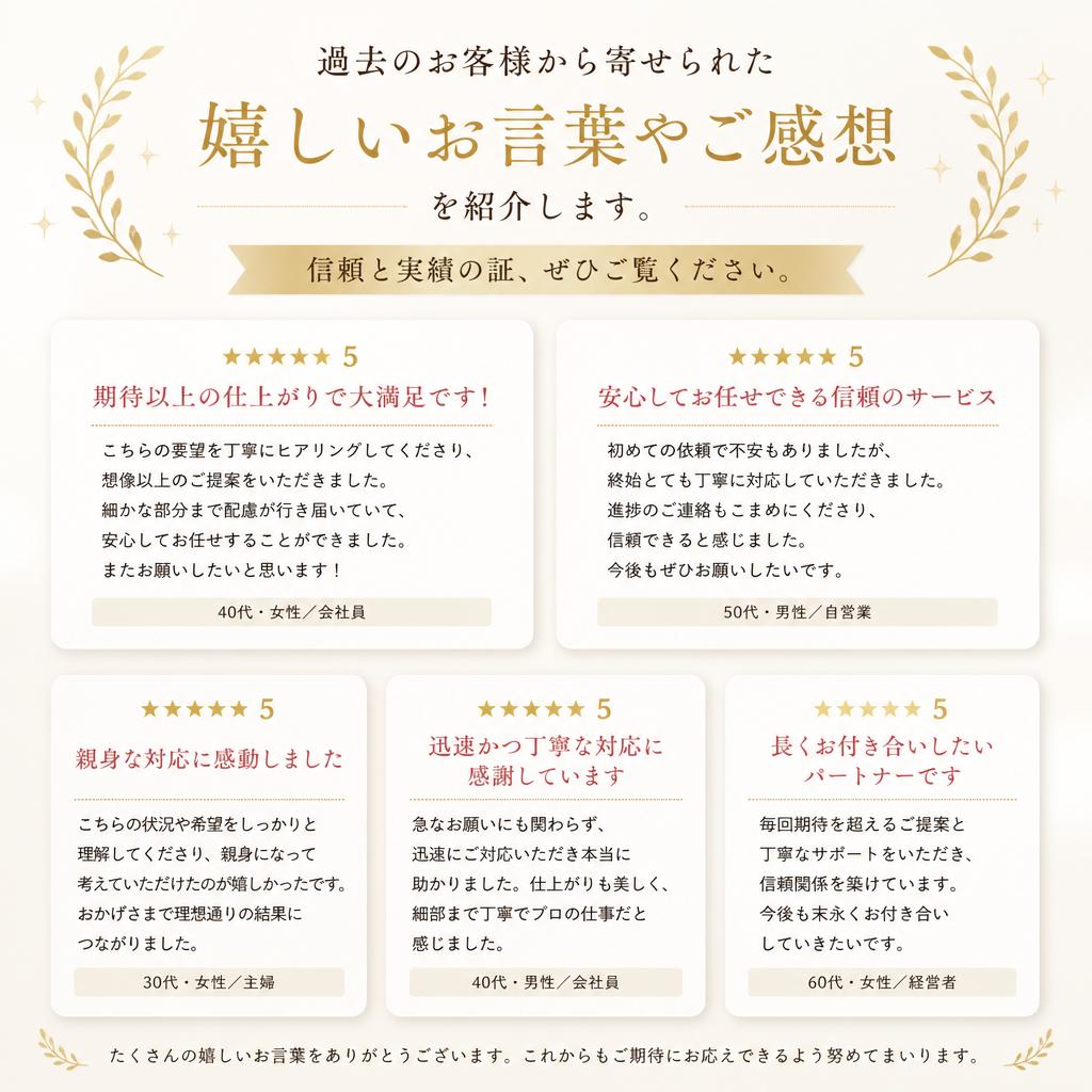 お客様の声