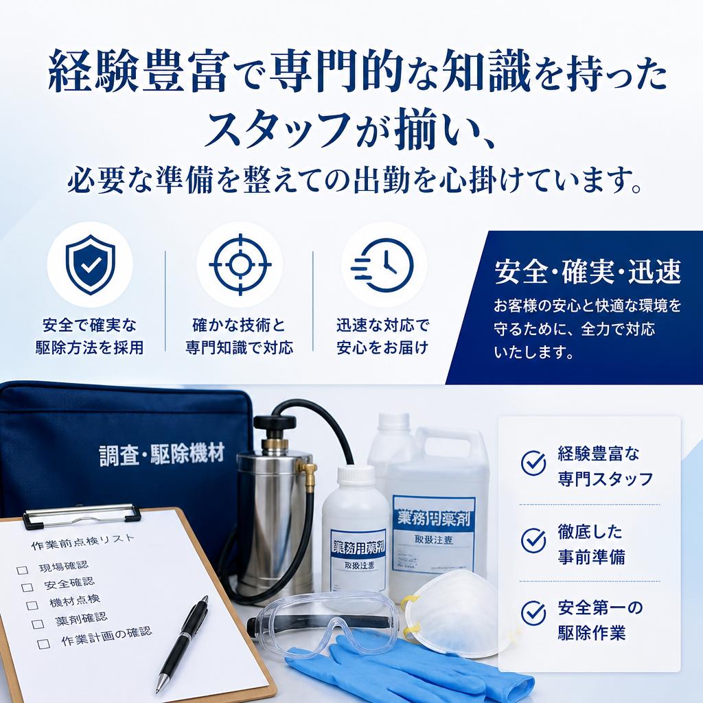 生活安心サービスの蜂駆除の特徴