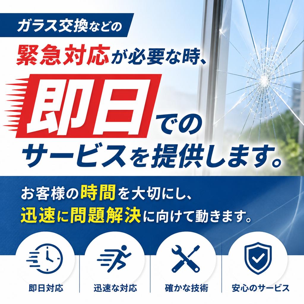 即日対応のメリット
