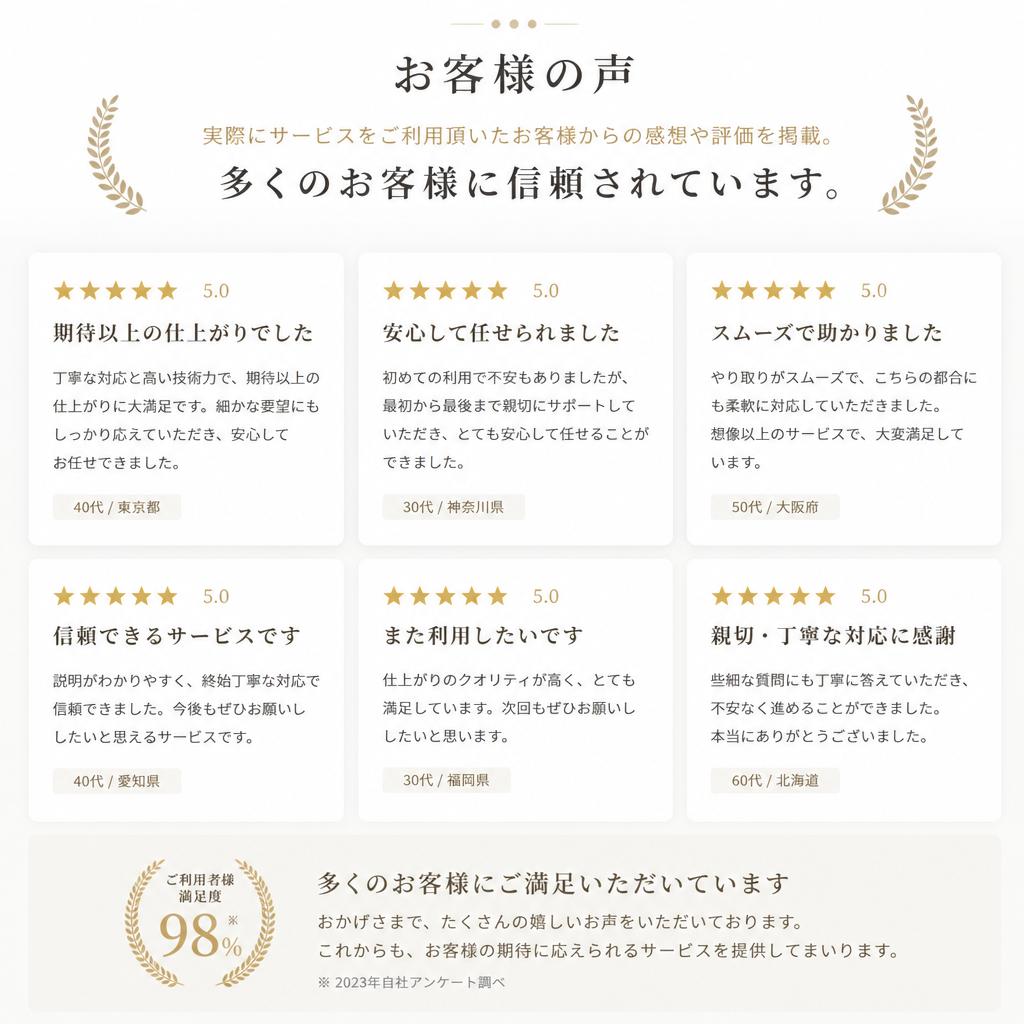 お客様の声