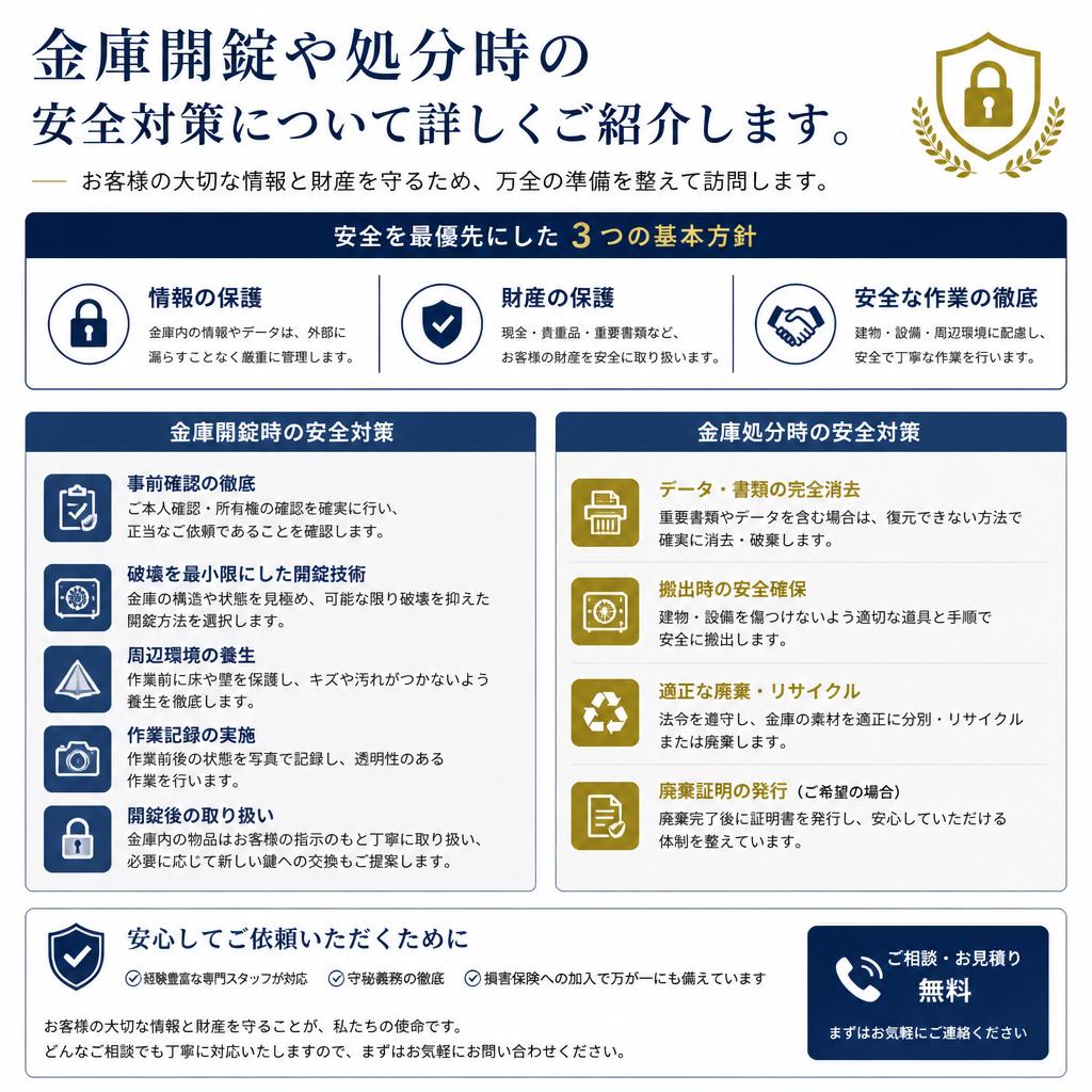 安全対策について