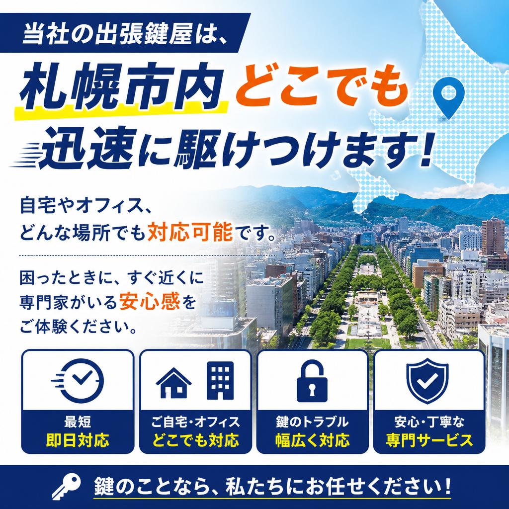出張サービスの安心感