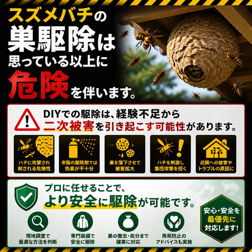 2. DIY駆除の危険性
