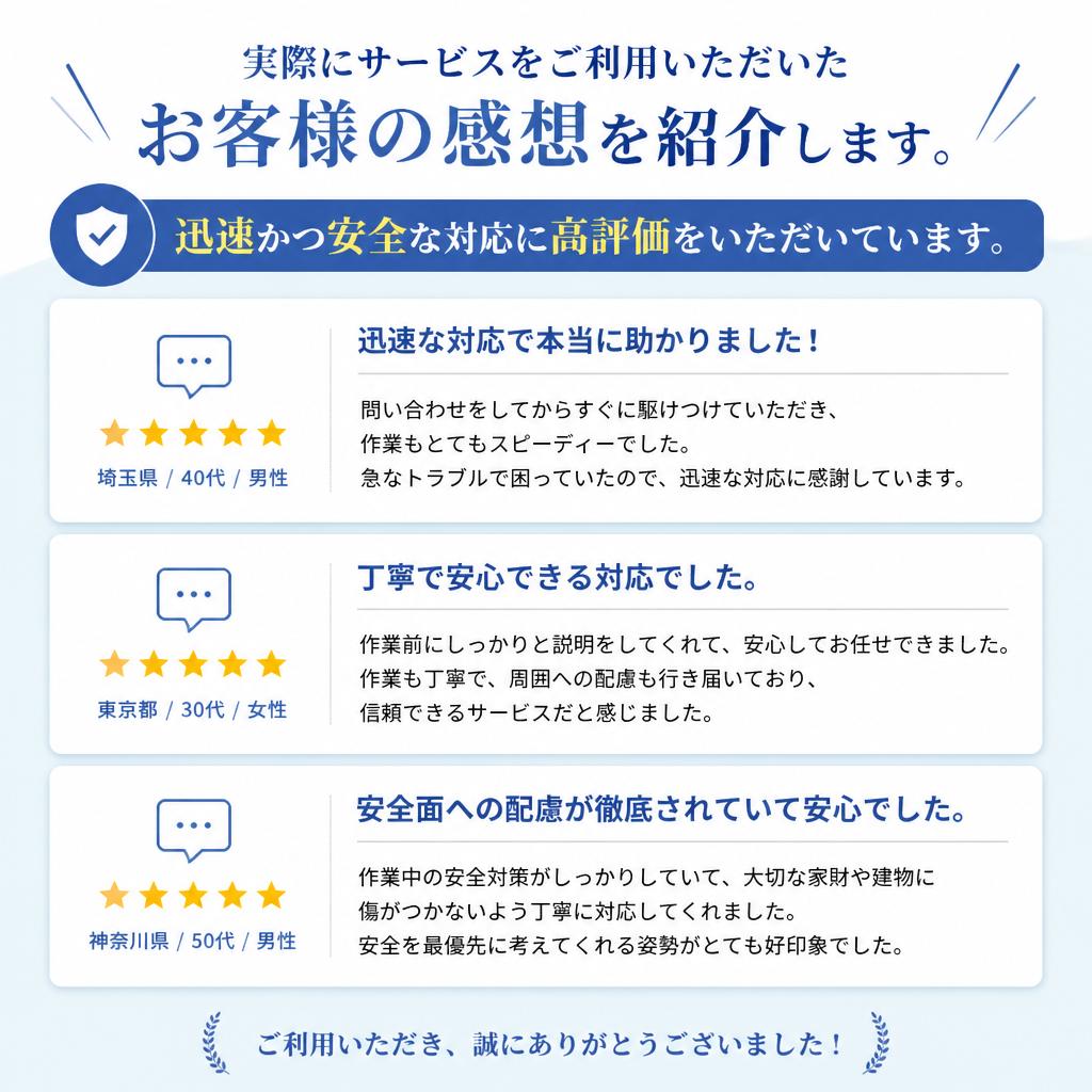 5. お客様の声