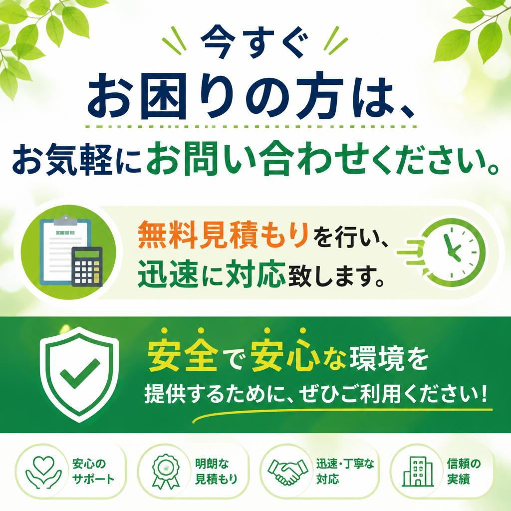 7. お問い合わせ・無料見積もりのご案内