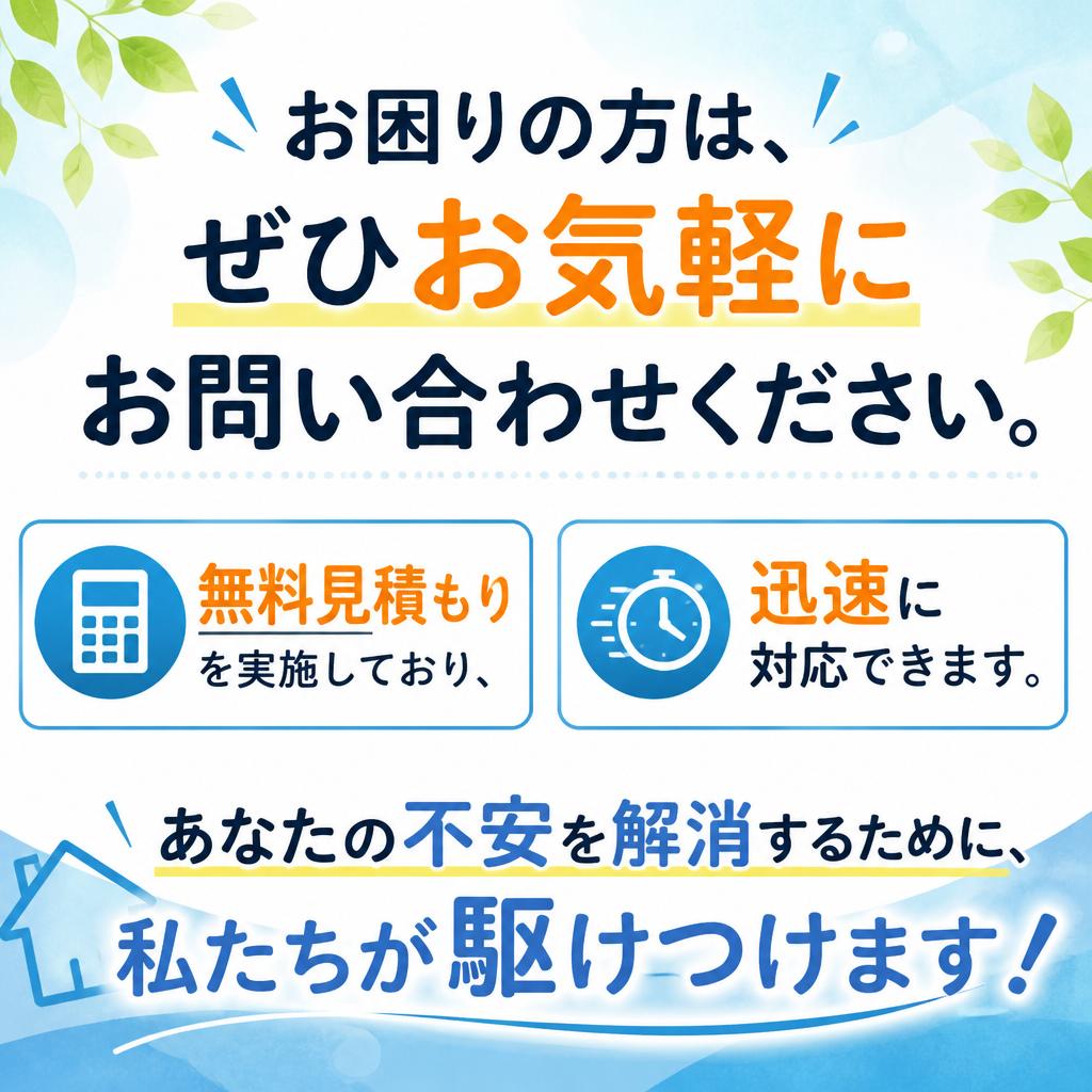 今すぐお問い合わせを！