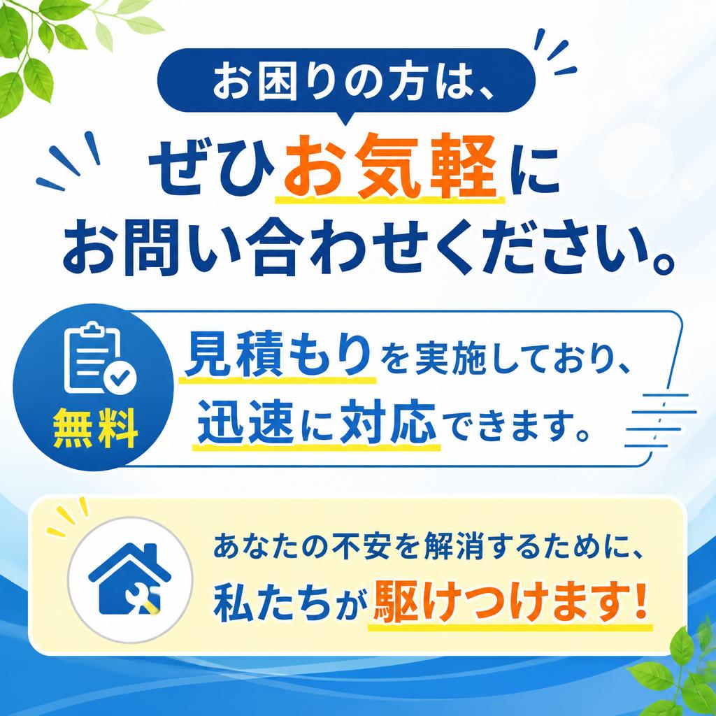 今すぐお問い合わせを！