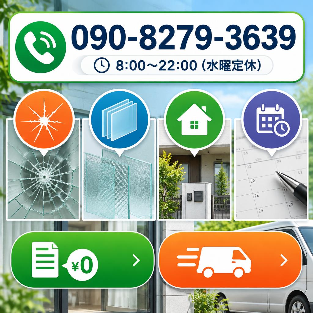 窓の不安は、まず一本のお電話から。無料見積もりをご相談ください